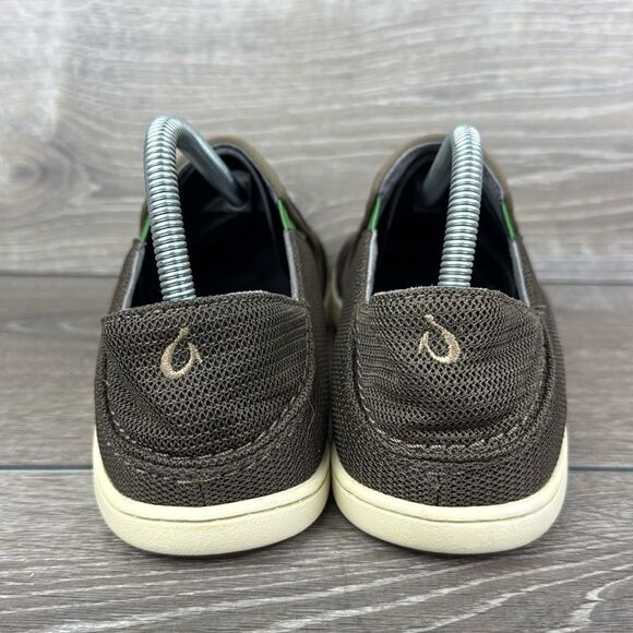 Olukai Nohea Mesh Mens Size 8/EU 41 Brown Slip On Collapsible Heel Sneakers - Picture 4 of 12